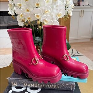Gucci Pink Women's Rain Boots